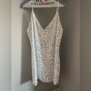 Windsor Iridescent Sequin Dress
